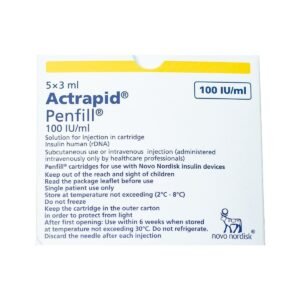 Actrapid Penfill 3 ml 100 IU-ml - 5 C...