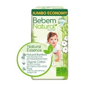 Bebem Natural Baby Diaper Size 4 Maxi...