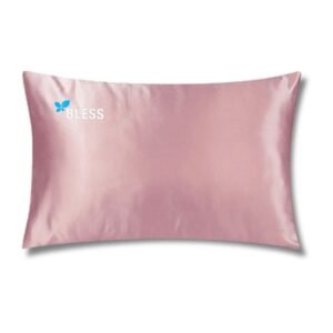 Bless Satin Pillowcase Pink Cashmere
