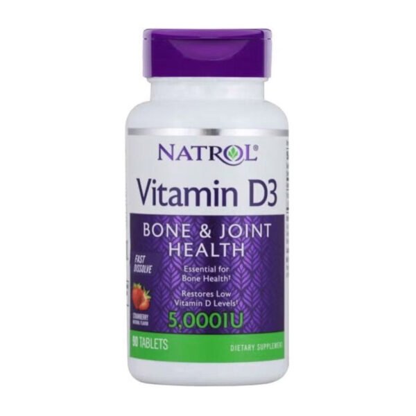 Natrol Vitamin D3 Bone & Joint 5000 I...