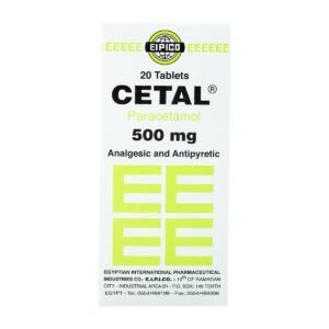 Cetal 500 mg - 20 Tablets