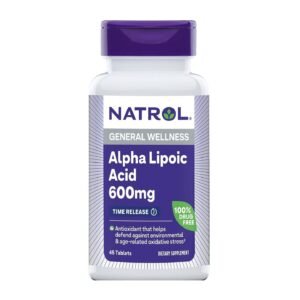 Natrol Alpha Lipoic Acid 600 mg - 45 ...