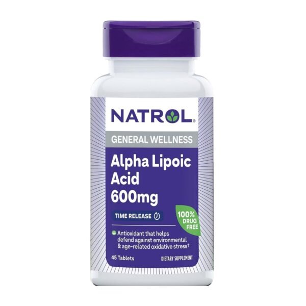 Natrol Alpha Lipoic Acid 600 mg - 45 ...