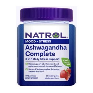 Natrol Ashwagandha Complete Strawberr...
