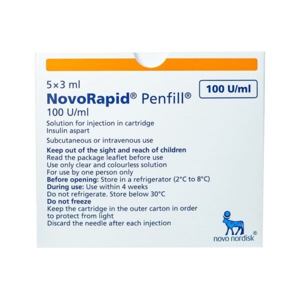 Novorapid Penfill 100 IU-ml 3 ml - 5 ...