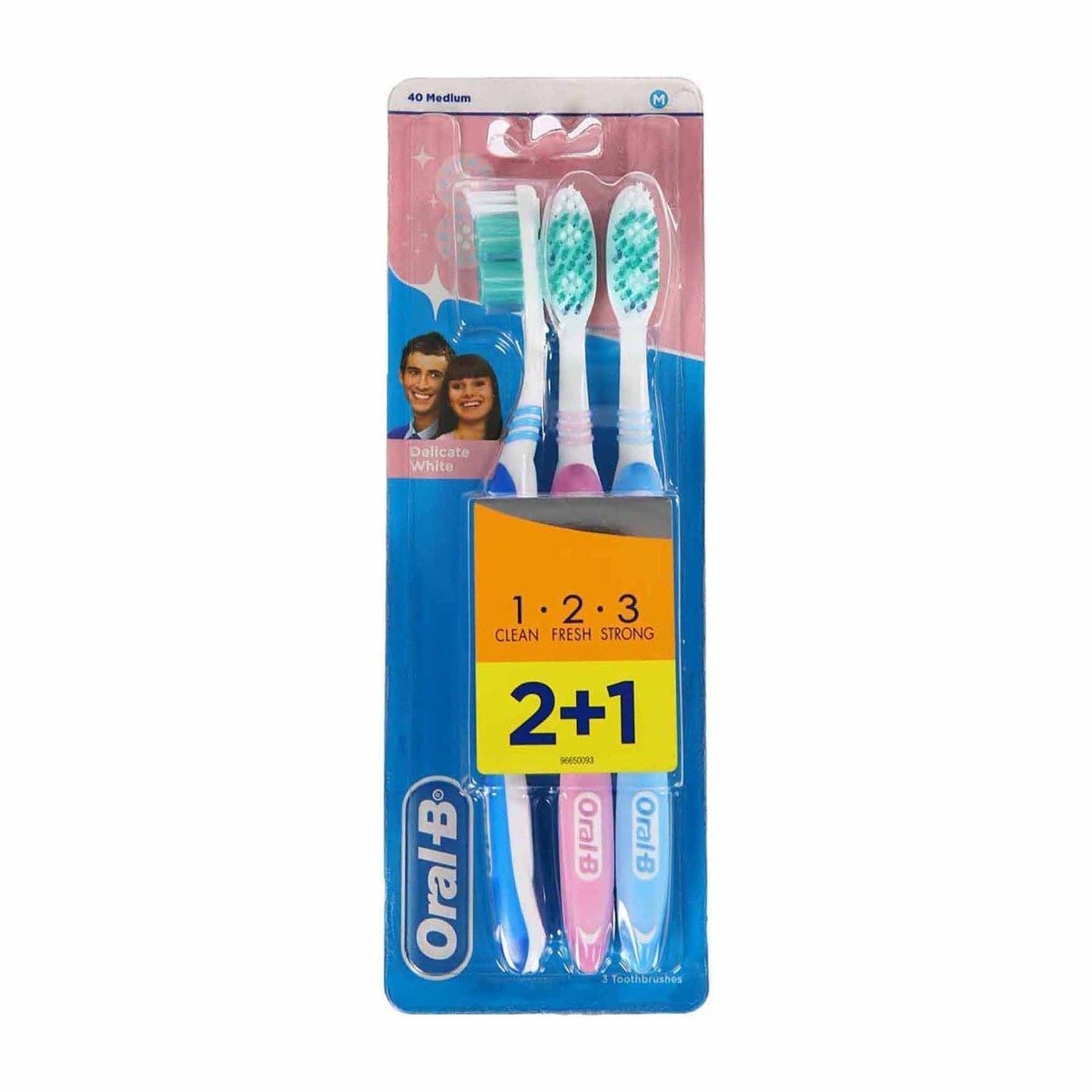 Oral-B 2+1 Delicate White Toothbrush ...