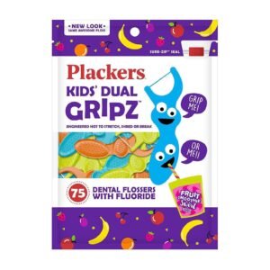 Plackers Kids Dual Gripz Dental Floss...