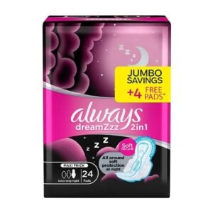 Always Dreamzzz 2 IN 1 Maxi Thick Extra Long Night Pads - 24 Pads