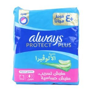 Always Protect Plus Aloe Vera Maxi Thick Long Pads - 26 Pads