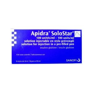 Apidra Solostar 100 IU-ml 3 ml - 5 Prefilled Pens