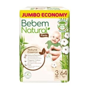 Bebem Baby Pants Size (4) 6-11kg Midi Diapers - 64 Count