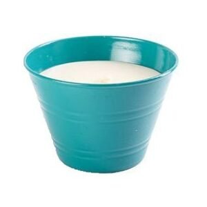 Candle Connection Lemon Scented Mosquito and Flying Insect Repellant Citronella Candle Bucket - Teal
