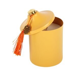 Candle Connection Orchid & Jojoba Yellow Scented Pyramid Candle Cup