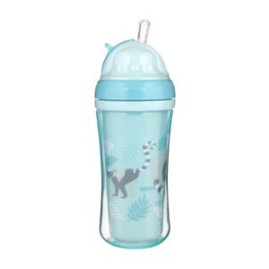 Canpol Babies Soft Silicon Double Wall With Flip-Top Straw Sport Cup (12m+) - 260ml