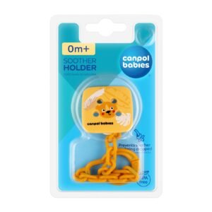 Canpol Babies Soother Holder Babiesboo Orange (0m+)
