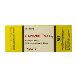 Capozide 50 mg-25 mg - 30 Tablets