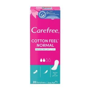 Carefree Cotton Feel Normal Pantyliners – 20pcs
