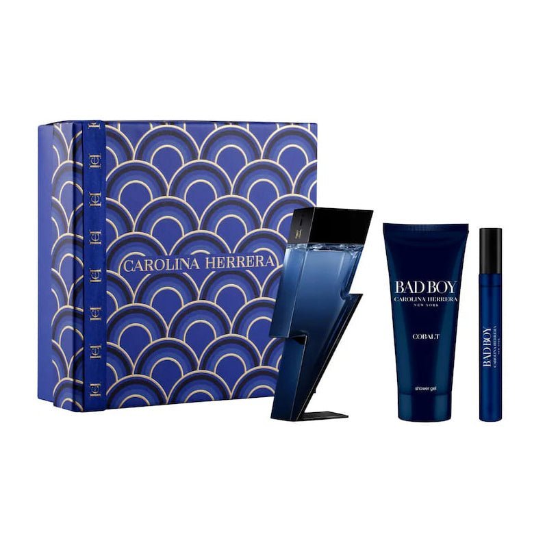 Carolina Herrera Bad Boy Cobalt EDP Électrique For Men Gift Set