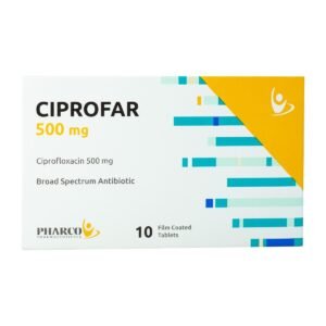 Ciprofar 500 mg - 10 Tablets