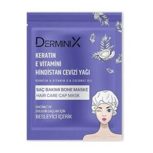 Derminix Keratin & Vitamin E & Coconut Oil Cap Hair Mask - 50gm