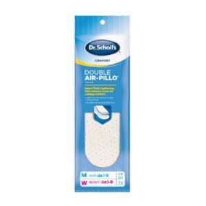 Dr. Scholl’s Comfort Double-Air Pillo Insoles Cushioning Men Size (7-13) & Women Size (5-10) - 1 Pair