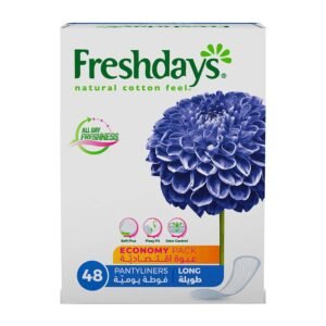 Freshdays Daily Comfort Odor Control Long - 48 Pantyliners