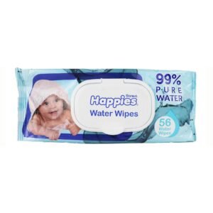Happies Baby Water Wipes - 56 Wipes
