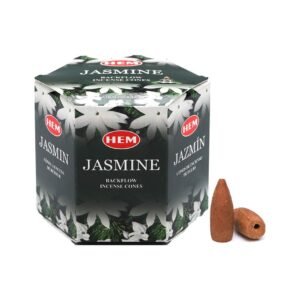 Hem Jasmine Backflow Incense Cones – 40 Cones