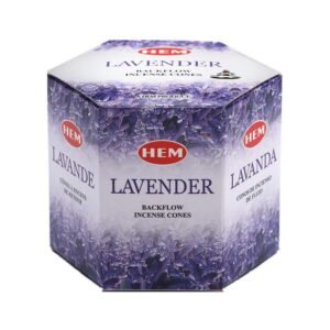 Hem Lavender Backflow Incense Cones - 40 Cones