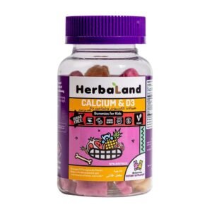 Herbaland Calcium and D3 Gummies For Kids - 60 Gummies
