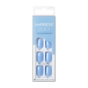 Kiss Impress Color 015 Baby Why So Blue Nails - 83754