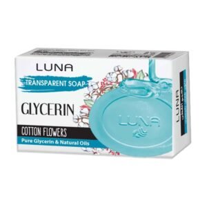 Luna Transparent Glycerin Cotton Flowers Soap - 100gm