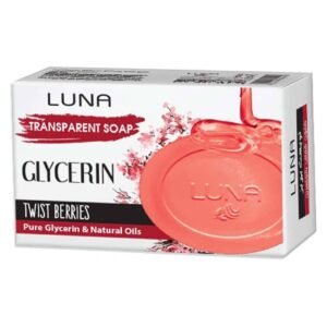 Luna Transparent Glycerin Twist Berries Soap – 100gm