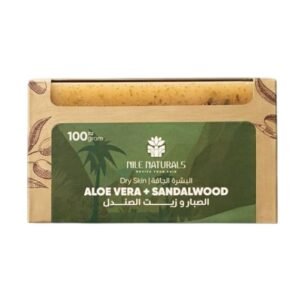 Nile Naturals Aloe Vera & Sandalwood Oil Bar Soap - 100gm