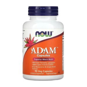 Now Adam Men's Multiple Vitamin Veg Capsules – 90 Capsules