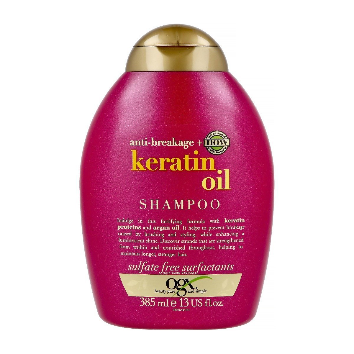 OGX Strength & Length Keratin Oil Shampoo - 385ml