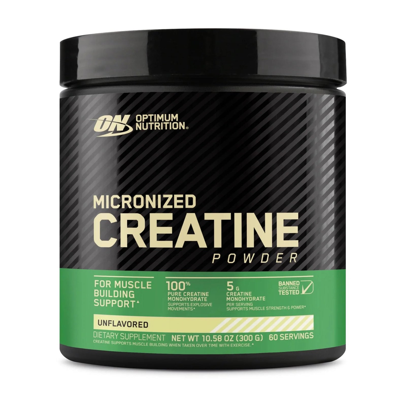 Optimum Nutrition Micronized Creatine Powder Unflavored - 300gm (57 Servings)