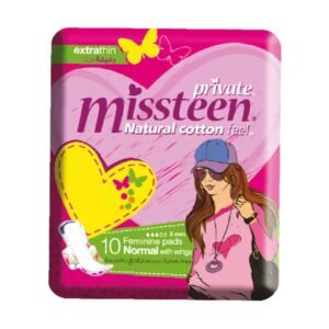 Private Extra Thin Miss Teen Normal With Wings - 10 Pcs