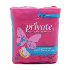 Private Maxi Extra Thin Super With Wings - 8 PCS