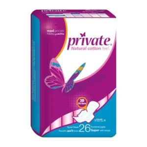 Private Natural Cotton Feel Maxi Pocket – 26pcs