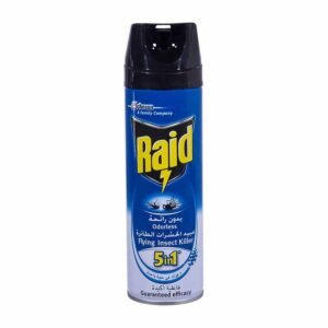 Raid Odorless 5 In 1 Flying Insect Killer Spray - 400ml