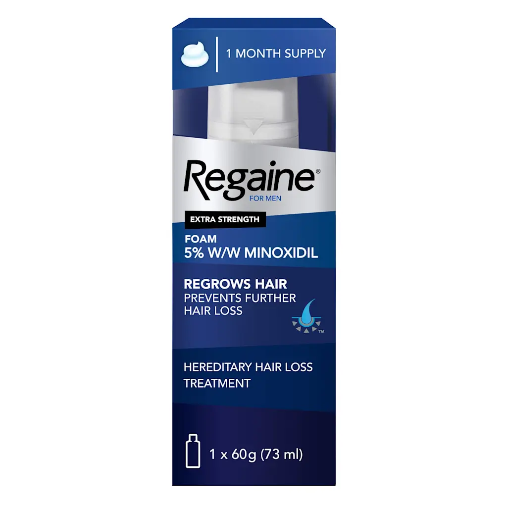 REGAINE For Men Extra Strength Scalp Foam for Hair Regrowth 5%