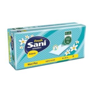 Sani Senstive Frech Maxi Plus Bed Pads (60x90) - 30 Pcs