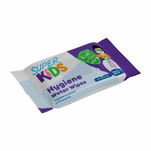 Super Kids Hygiene Water Wipes - 20 Wipes