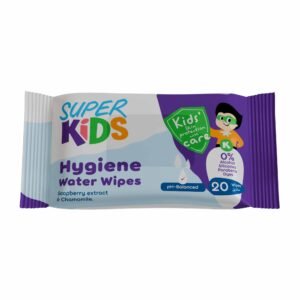 Super Kids Hygiene Water Wipes - 20 Wipes