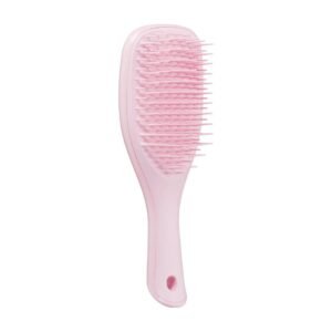 Tangle Teezer Straight and Curly Detangling Mini Hair Brush - Pink