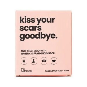 The Bathland Anti-Scar Soap With Turmeric & Frankincense Oil - 110gm