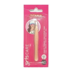 Titania Girls Care Stainless Steel Tweezer – 1077/A