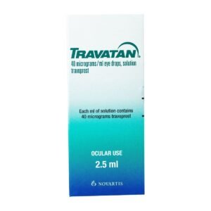 Travatan 40 mcg-ml Eye Drops - 2.5 ml