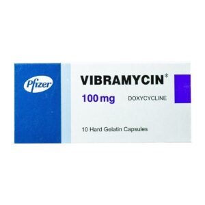 Vibramycin 100 mg - 10 Capsules